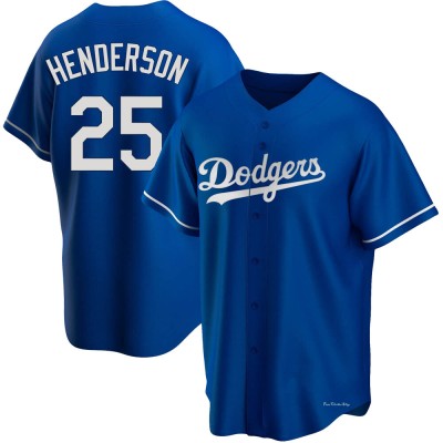 Youth Rickey Henderson Los Angeles Dodgers Replica Royal Alternate Jersey