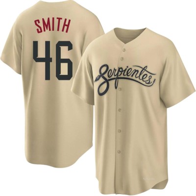 Youth Riley Smith Arizona Diamondbacks Replica Gold 2021 City Connect Cool Base Jersey