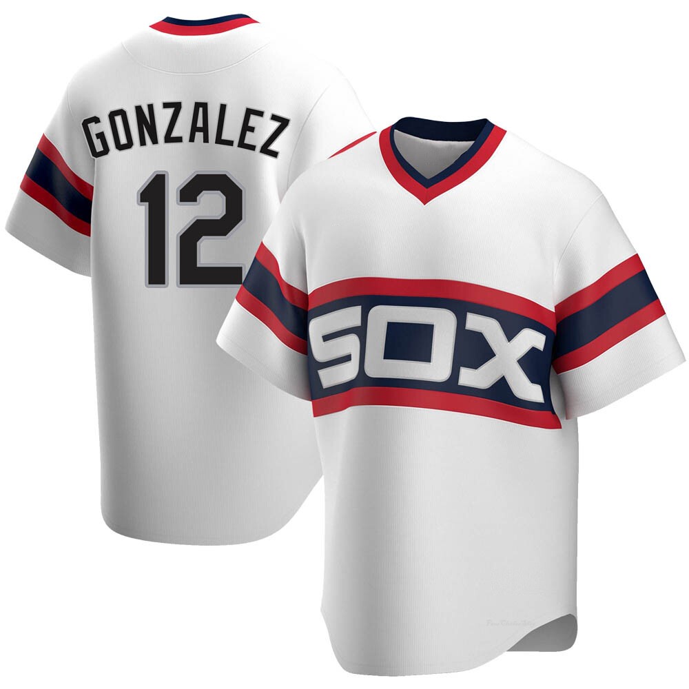 Youth Romy Gonzalez Chicago White Sox Replica White Cooperstown Collection Jersey