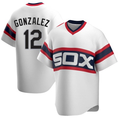 Youth Romy Gonzalez Chicago White Sox Replica White Cooperstown Collection Jersey