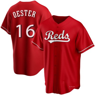 Youth Ron Oester Cincinnati Reds Replica Red Alternate Jersey