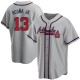 Youth Ronald Acuna Jr. Atlanta Braves Replica Gray Road Jersey
