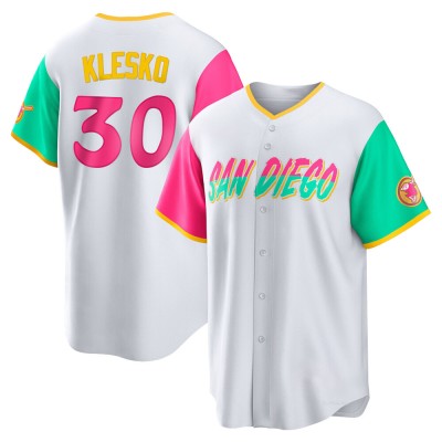 Youth Ryan Klesko San Diego Padres Replica White 2022 City Connect Jersey