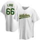Youth Sam Long Oakland Athletics Replica White Home Jersey