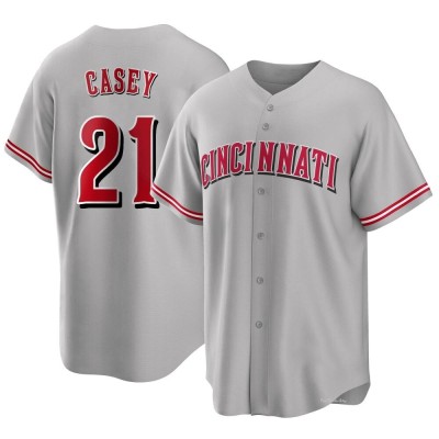 Youth Sean Casey Cincinnati Reds Replica Gray Road Jersey