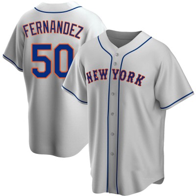 Youth Sid Fernandez New York Mets Replica Gray Road Jersey