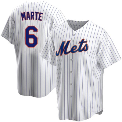 Youth Starling Marte New York Mets Replica White Home Jersey