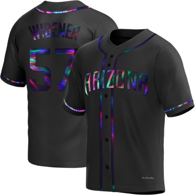 Youth Taylor Widener Arizona Diamondbacks Replica Black Holographic Alternate Jersey