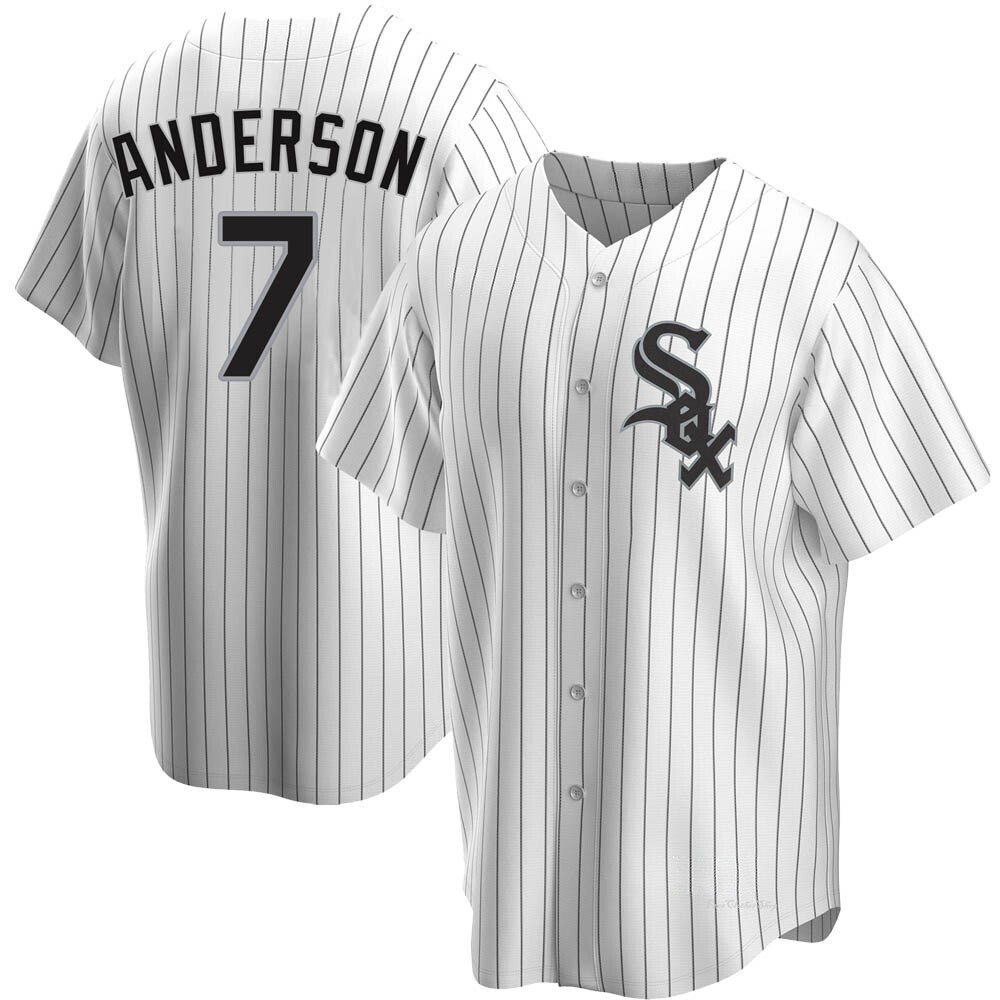 Youth Tim Anderson Chicago White Sox Replica White Home Jersey