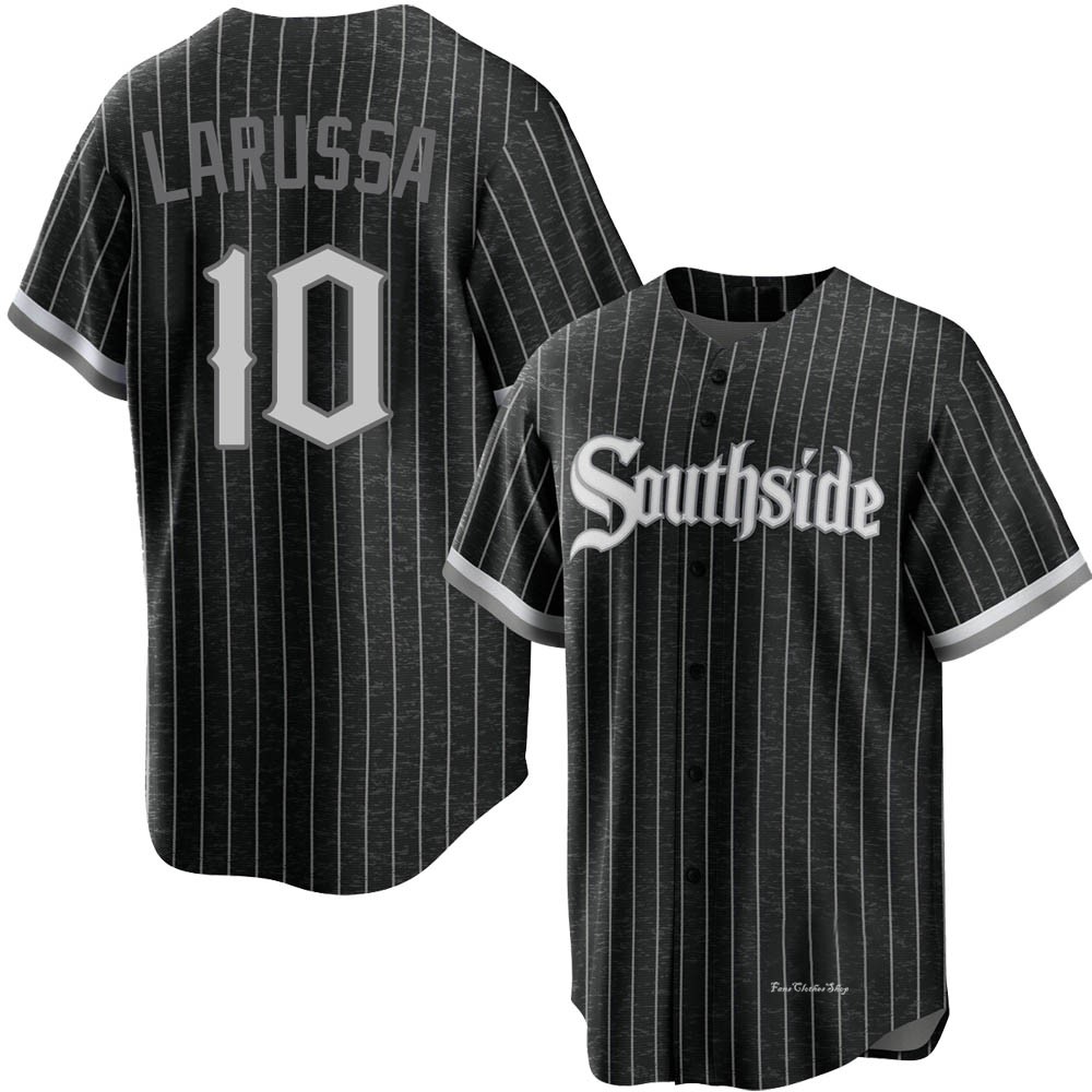 Youth Tony Larussa Chicago White Sox Replica Black 2021 City Connect Jersey