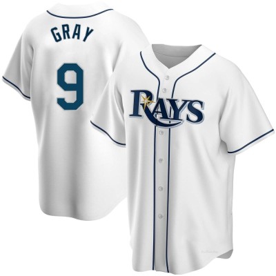 Youth Tristan Gray Tampa Bay Rays Replica White Home Jersey