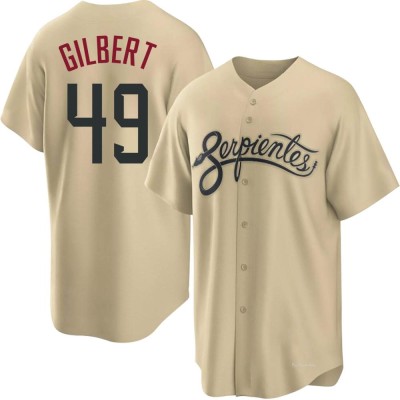 Youth Tyler Gilbert Arizona Diamondbacks Replica Gold 2021 City Connect Cool Base Jersey