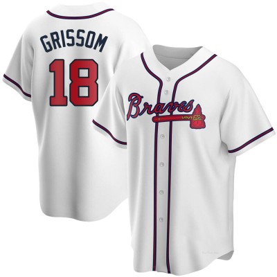Youth Vaughn Grissom Atlanta Braves Replica White Home Jersey