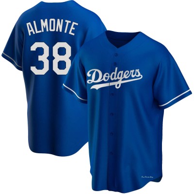 Youth Yency Almonte Los Angeles Dodgers Replica Royal Alternate Jersey