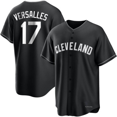 Youth Zoilo Versalles Cleveland Guardians Replica Black/White Jersey