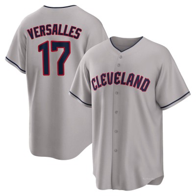 Youth Zoilo Versalles Cleveland Guardians Replica Gray Road Jersey
