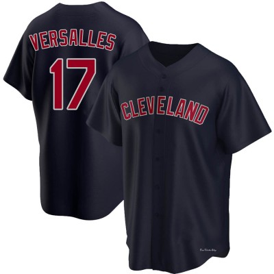 Youth Zoilo Versalles Cleveland Guardians Replica Navy Alternate Jersey