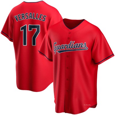 Youth Zoilo Versalles Cleveland Guardians Replica Red Alternate Jersey