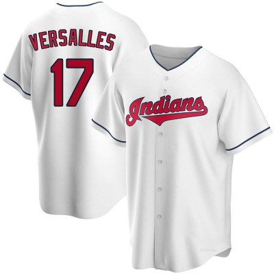 Youth Zoilo Versalles Cleveland Guardians Replica White Home Jersey